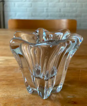 Daum Nancy - Art Nouveau vaas Daum – Frankrijk – kristalglas – luxe design vaas, zwaar kopen? Bied vanaf 65!