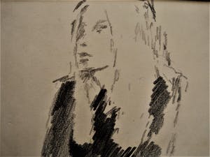 Frans Kohler - Leuke jaren 60 (1968) Houtskooltekening "zittend meisje" gesigneerd kopen? Bied vanaf 18!