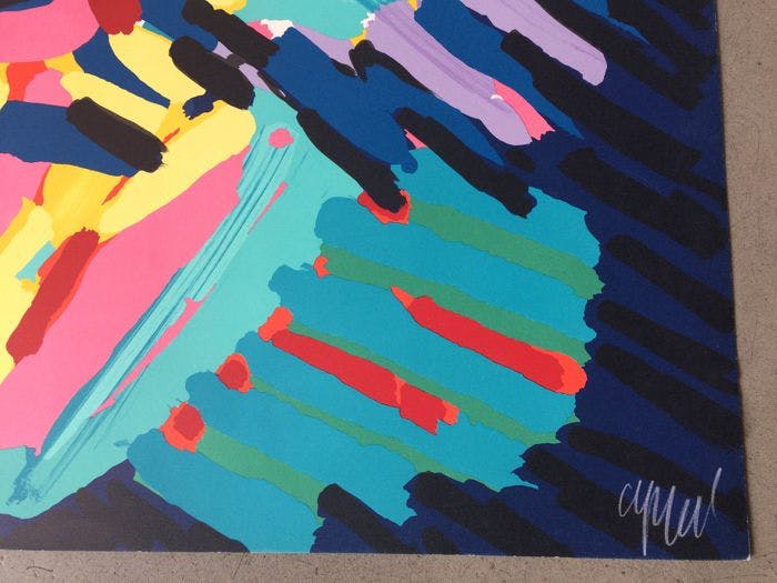 Karel Appel - Big Head Coming Down  kopen? Bied vanaf 350!