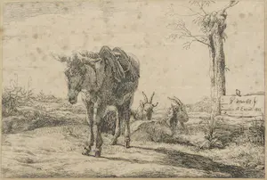 Adriaen van Ostade - & Pieter Gerardus van Os - Lot van twee etsen kopen? Bied vanaf 1!