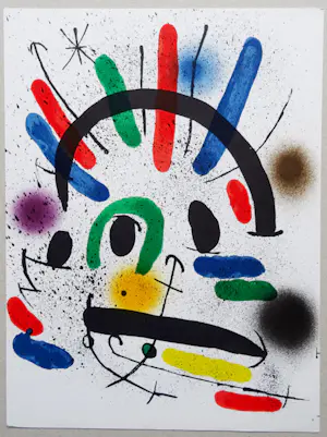 Joan Miro - Litografo (Band I) 1972 - Litografia Original II -Mourlot 858 kopen? Bied vanaf 69!