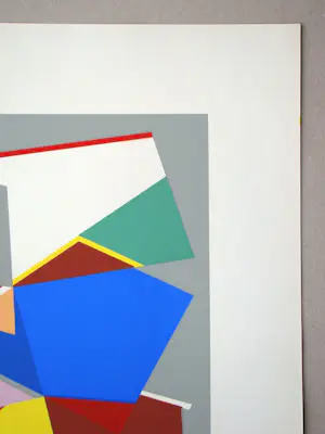 Cicero Dias - Composition abstrait - Originele zeefdruk - 1954 kopen? Bied vanaf 180!