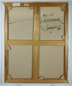 Kees Salentijn - Olieverf, krijt en potlood op doek, Esmeralda kopen? Bied vanaf 1000!