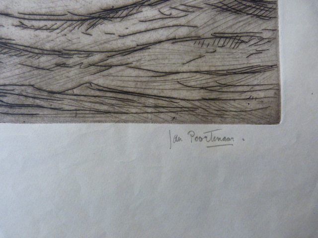 Jan Poortenaar - Boten in een haven bij een stad, kopen? Bied vanaf 40!