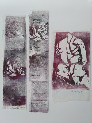 Niet of onleesbaar gesigneerd - "Torso" & "Nauseam" (2x) kopen? Bied vanaf 1!