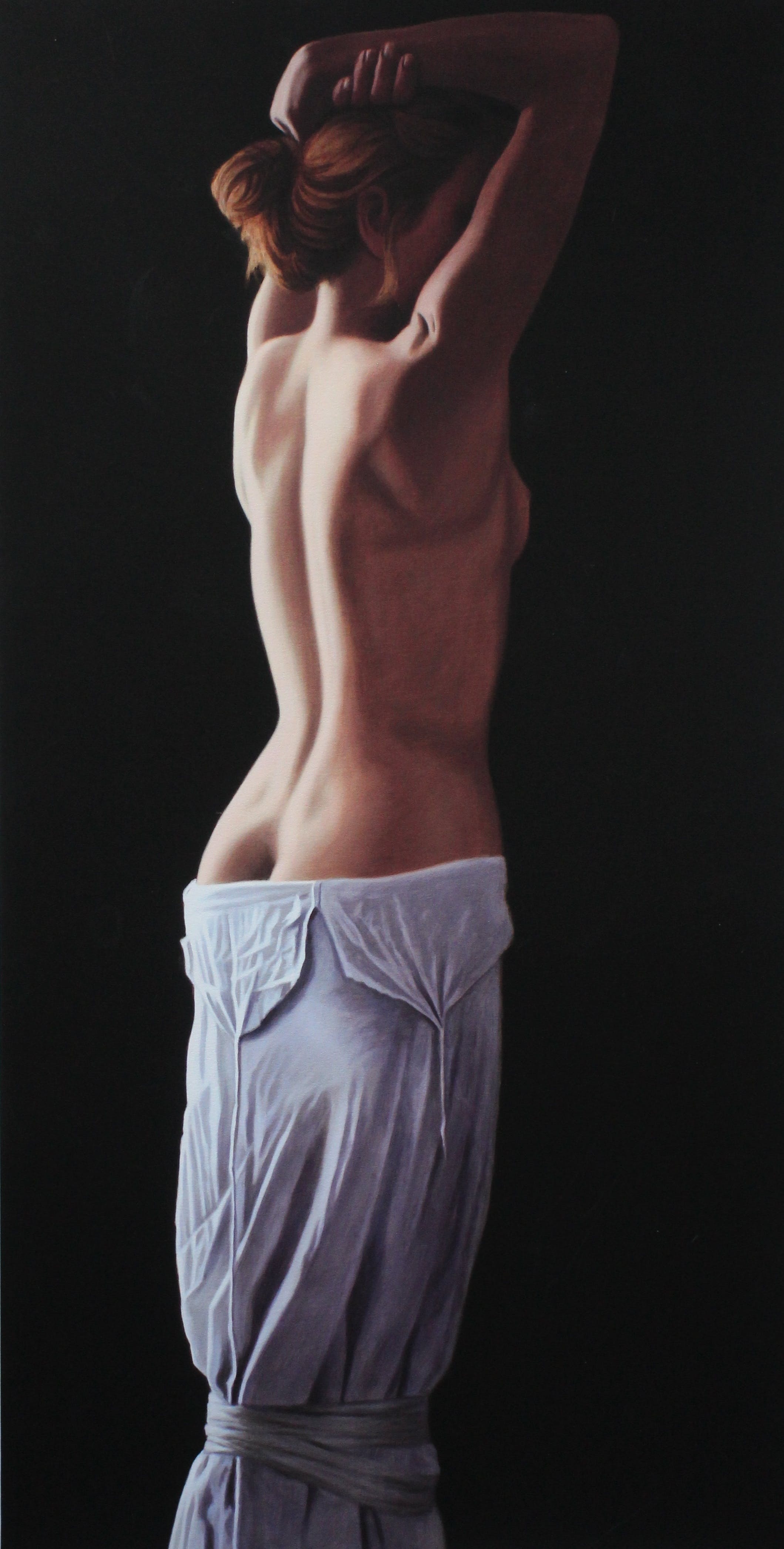 Willi Kissmer - Giclee: stehende mit erhobenen armen kopen? Bied vanaf 110!