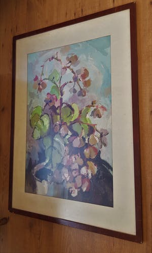 Ank Overweel - Stilleven met bloemen kopen? Bied vanaf 10!