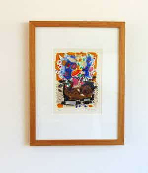 Kees Salentijn - Zeefdruk Flores II - No 1 van 125 stuks verkocht voor € 68!