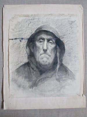 Niet of onleesbaar gesigneerd - Tekening, gesigneerd kopen? Bied vanaf 1!