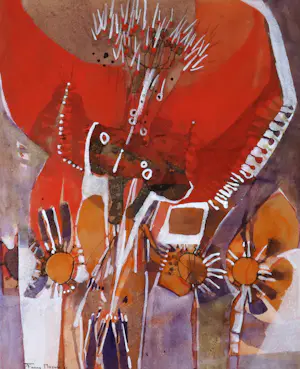 Fanny Mazure - Gouache op papier, Zonder titel kaufen? Bieten Sie von 1!