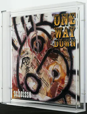 Paul Indrek Kostabi - Tekening met handtekening op record "One Way Down" in plexi show case kaufen? Bieten Sie von 590!