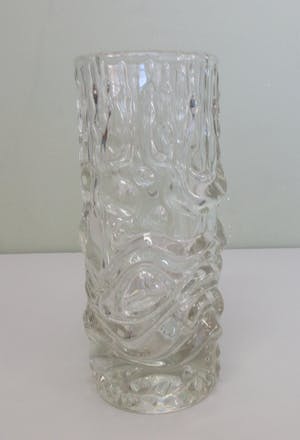 Sklo Union - Rosice - Frantisek Pečený 'Dragon's Head' modelnr 20235 vaas - Hermanova Glashutte kopen? Bied vanaf 1!