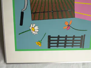 Harrie Gerritz - Ingelijste zeefdruk , Het veldboeket wordt steeds kleiner – 1979 kopen? Bied vanaf 50!