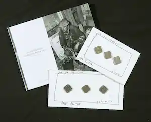 Jan Henderikse - Gesigneerde tentoonstellingscatalogus + twee originele nieuwjaarskaarten verkauft für € 200!