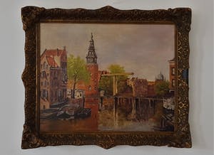Niet of onleesbaar gesigneerd - torengezicht Amsterdam kopen? Bied vanaf 1!