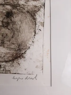 Anton Heyboer - Ets, titel Het Symbool van de onschuld. kopen? Bied vanaf 100!