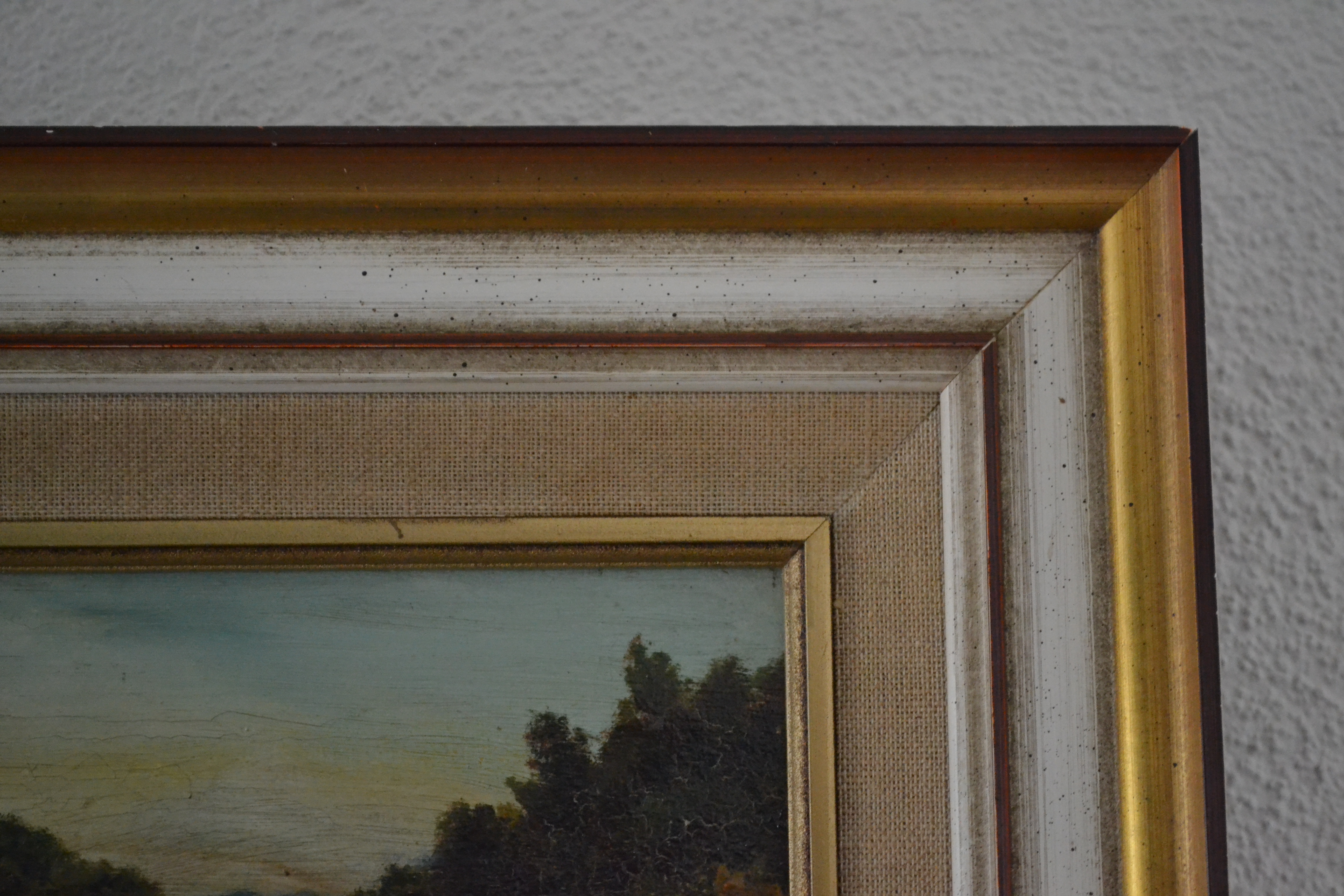 Niet of onleesbaar gesigneerd - Boslandschap met beekje - Olieverf op doek. kopen? Bied vanaf 1!