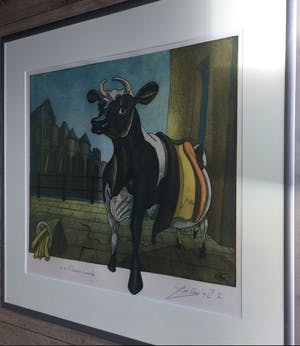 Rob Clous - de Vlaamse Leeuw | kleurenets - mooi ingelijst kopen? Bied vanaf 55!