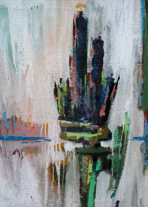 Rien Goene - olieverf op doek: Teken kopen? Bied vanaf 395!