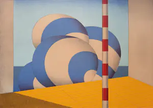 AcheterMarinus Fuit - steendruk - Blauw witte Ballonnen - ingelijst - 25733? Enchérissez de 45!
