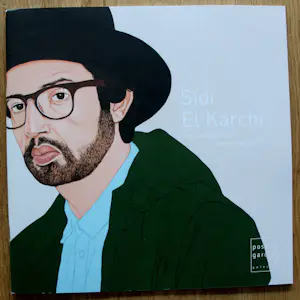 Sidi El Karchi - ingelijste pigmentdruk: "Like a silent poet" + 2 boekjes (1x gesigneerd) kopen? Bied vanaf 299!