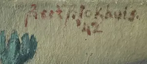 Bert Blokhuis - Olieverf op doek van Bert Blokhuis, gesigneerd en gedateerd 1942 rechtsboven. kopen? Bied vanaf 250!