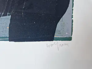 Peer Wolfram - Grote kleuren lithografie "Paralyromenon 3" - beperkte oplage (8/100) kopen? Bied vanaf 36!