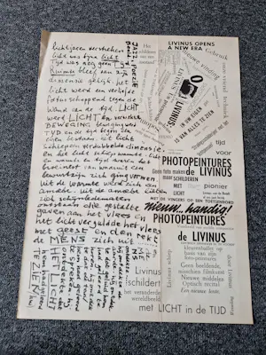 Livinus van de Bundt - genummerde catalogus"Livinus fotopeinture 1959" met originele negatieven! kaufen? Bieten Sie von 30!