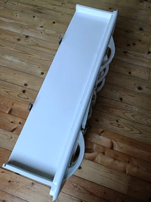 Societe Ceramique - Houten kruidenkast Societe Ceramique Maestricht - zeldzaam ArtDeco motief kopen? Bied vanaf 150!