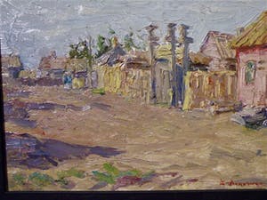 Alexander Lopatkin - Russian soviet impressionist landscape kopen? Bied vanaf 220!