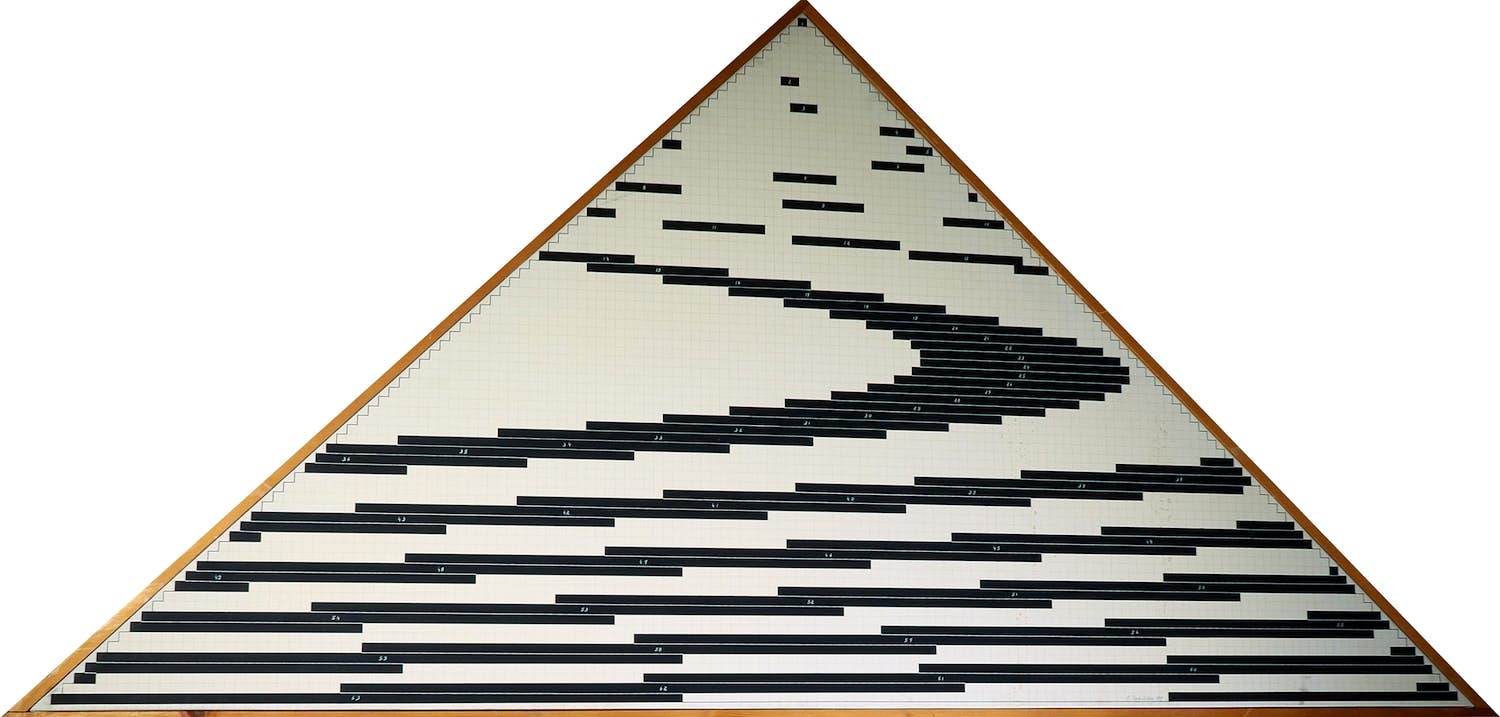 Niet of onleesbaar gesigneerd - Acryl op doek, Geometrische compositie - Ingelijst (Groot) kopen? Bied vanaf 1!