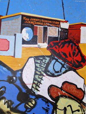 Herman Brood - Kleurenzeefdruk KING JAMMY,S Handgesigneerd. kopen? Bied vanaf 1!