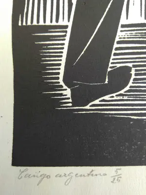 Niet of onleesbaar gesigneerd - ''Tango argentino" 1986 kopen? Bied vanaf 1!