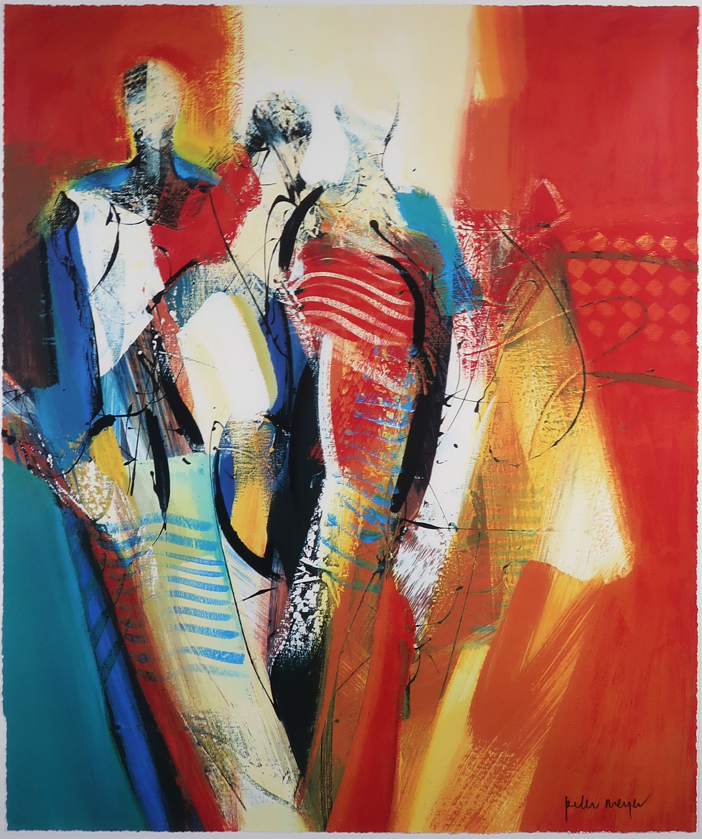 Peter Meijer - Zeefdruk, Pascalle - Ingelijst (Groot) kopen? Bied vanaf 100!