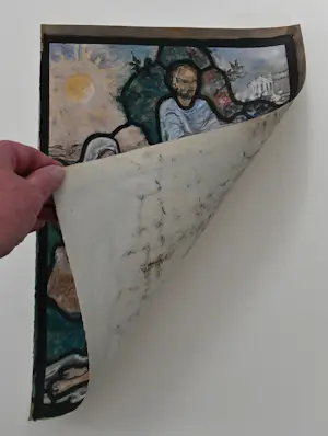 Louis Boermeester - Voorstudie glas-in-lood raam kopen? Bied vanaf 100!