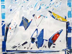 Piet Warffemius - "OP DE BERG" verkocht voor € 45!