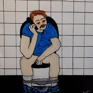 Anke Peddemors - kunst voor in het kleinste kamertje peter kopen? Bied vanaf 17!