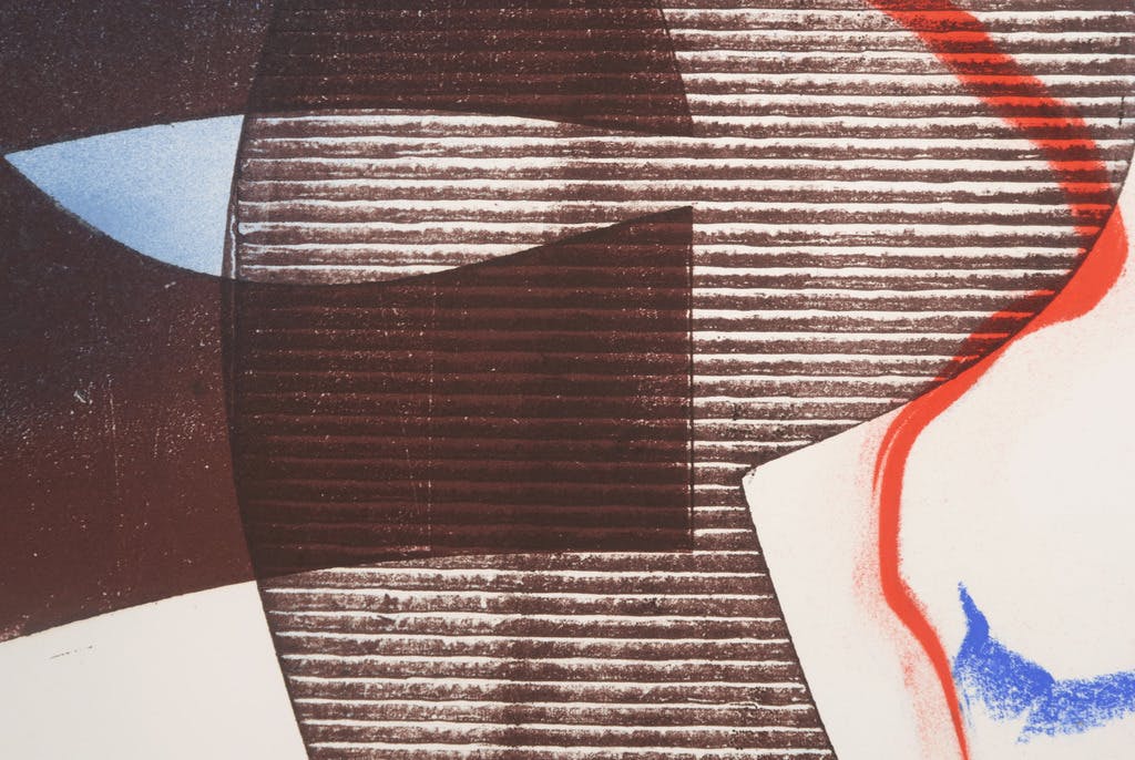 Willem Snitker - Willem Snitker: Gemengde techniek, Abstracte compositie kopen? Bied vanaf 50!