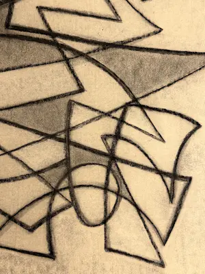 Silvin Bronkart - Große abstrakte Komposition aus dem Jahr 1953 kopen? Bied vanaf 750!