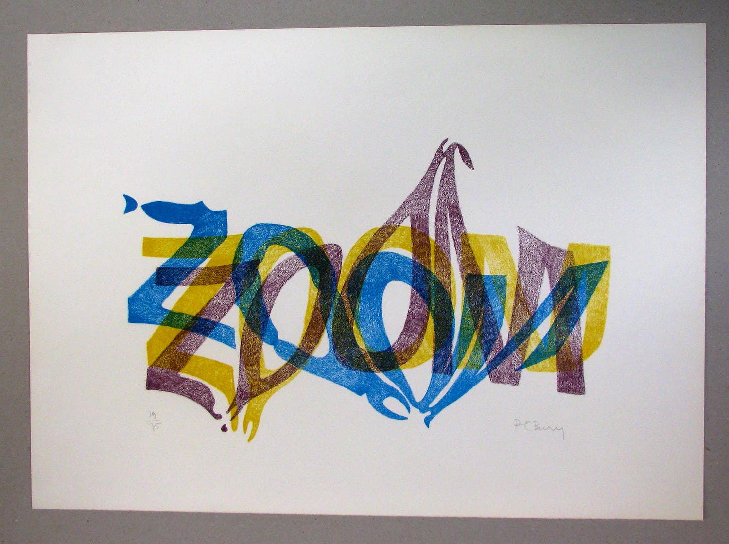 Pol Bury - ZOOM 1974 verkocht voor € 200!