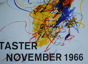 Ger Lataster - Zeldzame tentoonstellingsaffiche uit 1966 bij galerie Graham New York kopen? Bied vanaf 25!