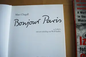 Marc Chagall - Kleurenlitho -Levi- in kunstboek, speciale uitgave XX siecle & 2 extra boeken kopen? Bied vanaf 75!
