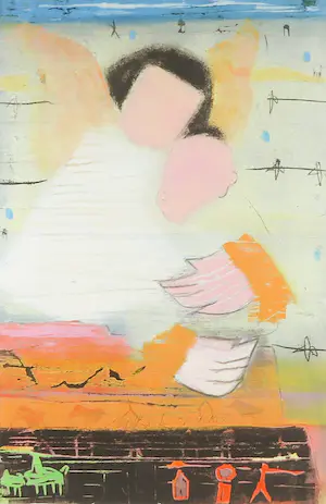 Xandra Donders - Gemengde techniek op papier, Chinees water II kopen? Bied vanaf 60!