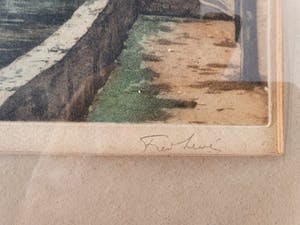 Frederic Louis Leve - Riviertje door Brugge met Zwanen kopen? Bied vanaf 34!