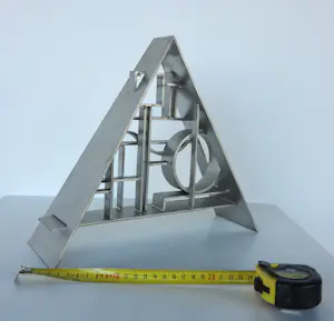 Margot Zanstra - Roestvrij stalen sculptuur, Zonder titel / Geometrische vorm kopen? Bied vanaf 150!