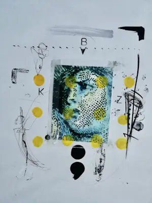 Niet of onleesbaar gesigneerd - Collage kaufen? Bieten Sie von 10!