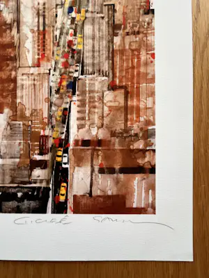 Gottfried Salzmann - Gesigneerde giclée - "NY Perspective I" - EA kopen? Bied vanaf 125!