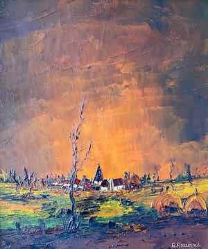 Gaston Rossignol - afterglow verkocht voor € 55!