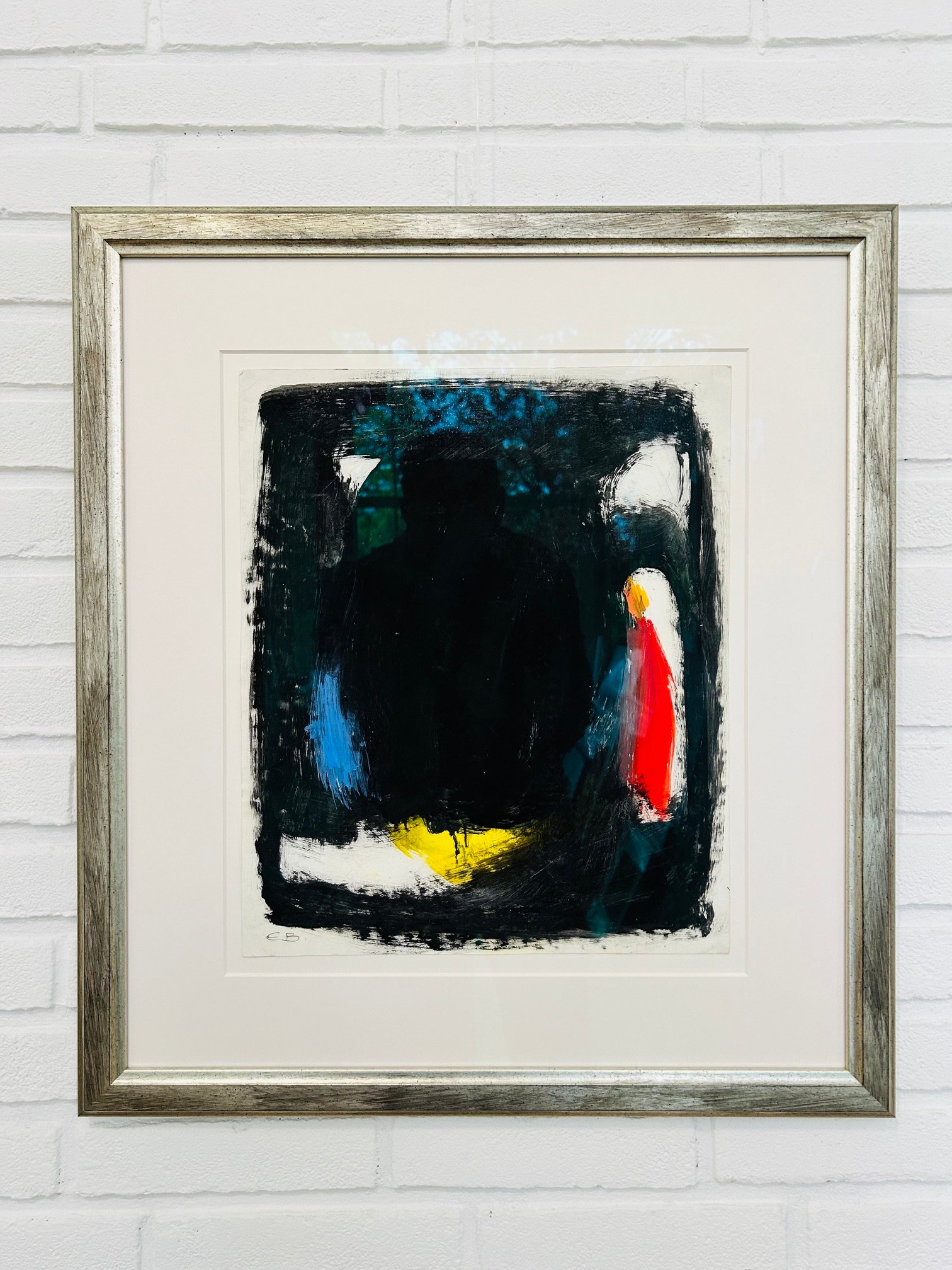 AcheterEugène Brands - 8346: kompositie op zwart fond (gouache)? Enchérissez de 1345!