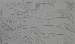 Alfons De Vogelaere - Liggend Naakt kopen? Bied vanaf 90!